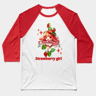 STRAWBERRY GRIL Baseball T-Shirt